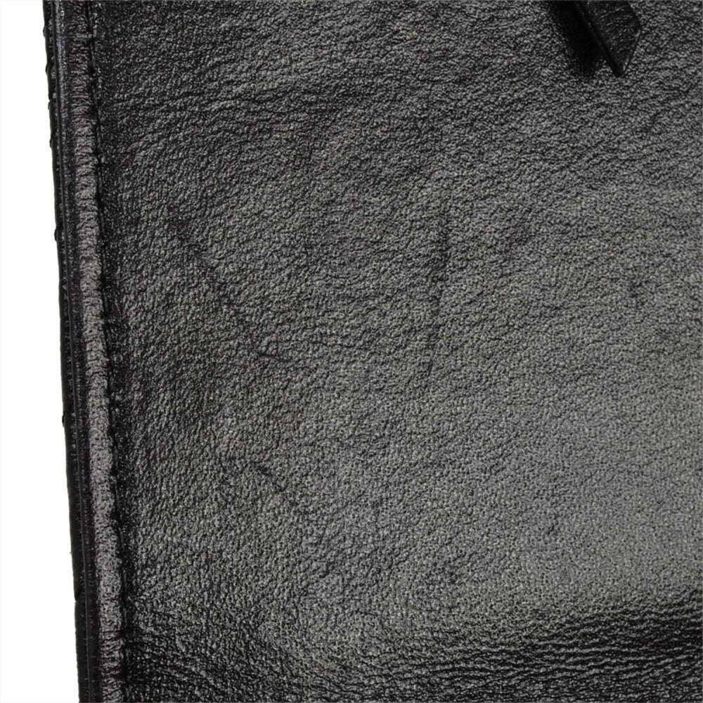 CHANEL Authentic Black Lambskin Leather Logo Wallet - Picture 9 of 9